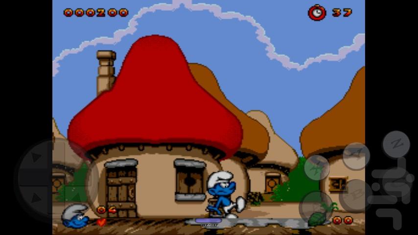 بازی اسمرف ها - Gameplay image of android game