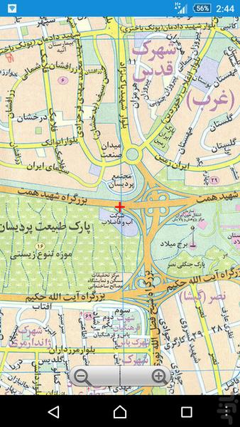 tehran offline map - Image screenshot of android app