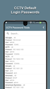 CCTV Password Tools - عکس برنامه موبایلی اندروید