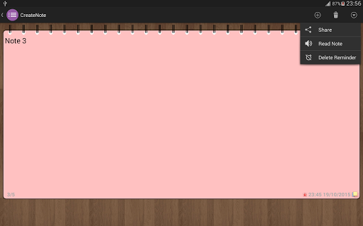 CreateNote - Image screenshot of android app