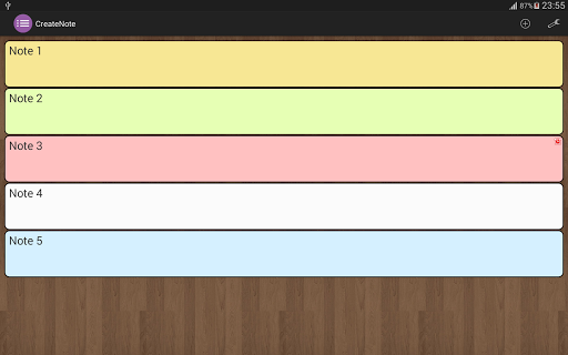 CreateNote - Image screenshot of android app