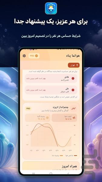 هوانما - پناه - عکس برنامه موبایلی اندروید