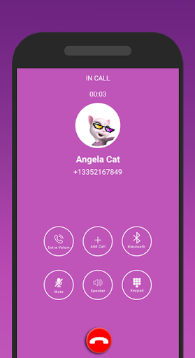 Video Call From Angela’s Chat Simulator Talk Fake - Image screenshot of android app