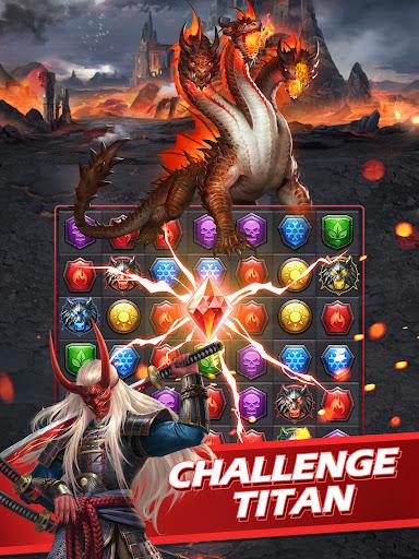 MythWars & Puzzles: RPG Match3 - Gameplay image of android game