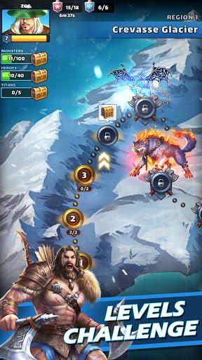 MythWars & Puzzles: RPG Match3 - Gameplay image of android game