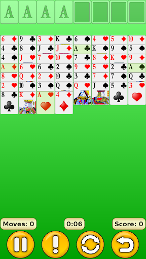 FreeCell - Gameplay image of android game