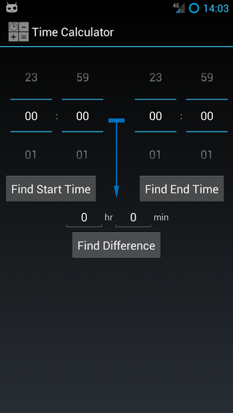 Time Calculator - عکس برنامه موبایلی اندروید
