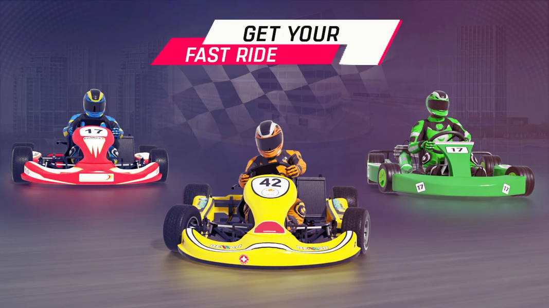 Go Kart Racing Games Offline - Gameplay image of android game