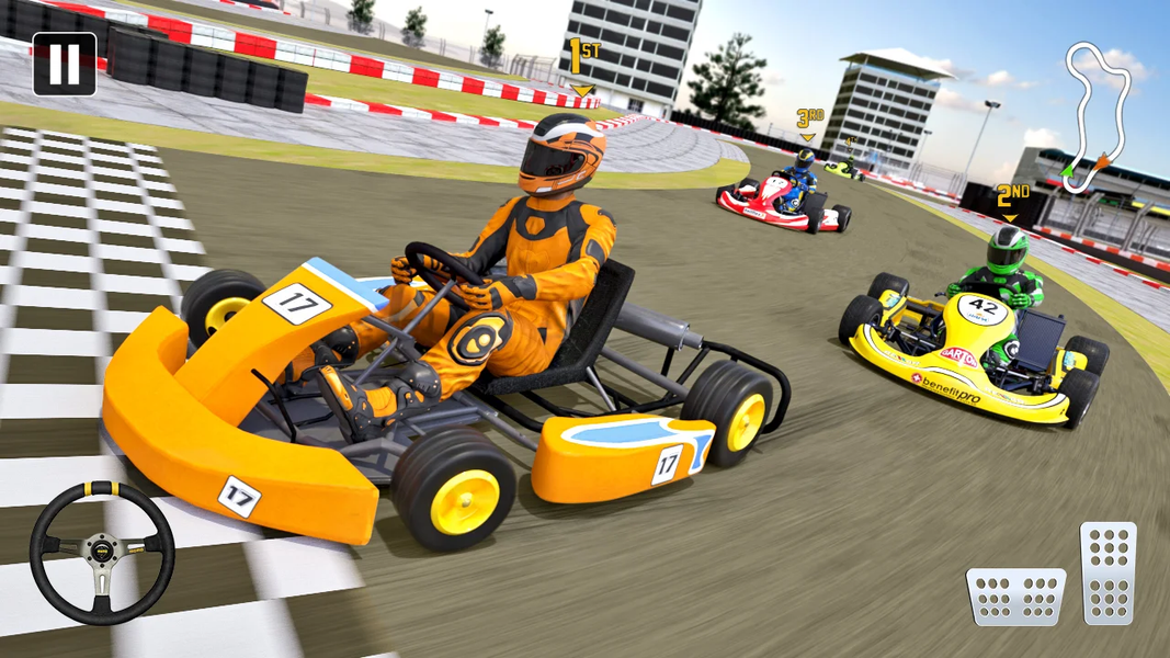 Go Kart Racing Games Offline - Gameplay image of android game