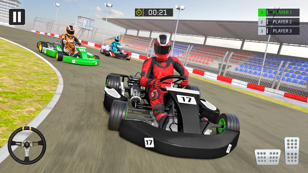 Go Kart Racing Games Offline - Gameplay image of android game