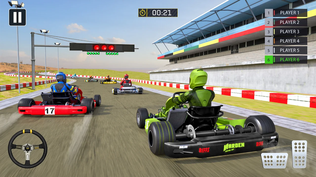Go Kart Racing Games Offline - Gameplay image of android game