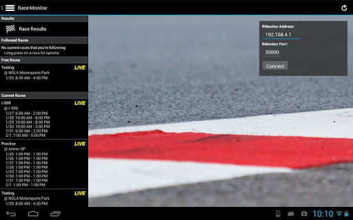Race Monitor - عکس برنامه موبایلی اندروید