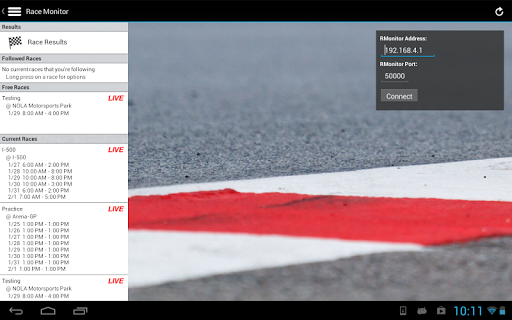 Race Monitor - عکس برنامه موبایلی اندروید