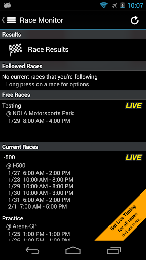 Race Monitor - عکس برنامه موبایلی اندروید