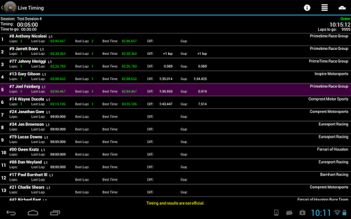 Race Monitor - عکس برنامه موبایلی اندروید