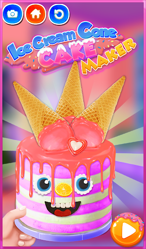 Ice Cream Cones Cake - Cooking Game 🍦 - عکس برنامه موبایلی اندروید