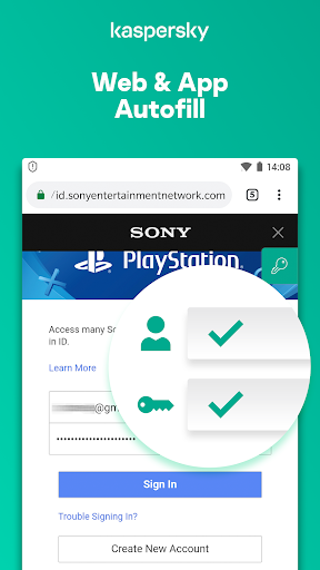 Kaspersky Password Manager - عکس برنامه موبایلی اندروید
