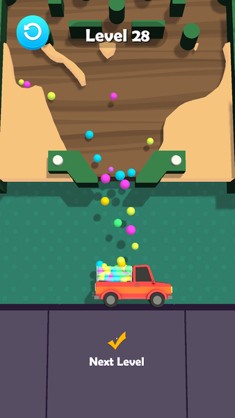 Falling Sand Ball-Dig The Sand - Gameplay image of android game