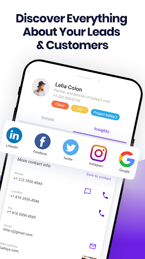 LEADer CRM Leads Sales Tracker - عکس برنامه موبایلی اندروید