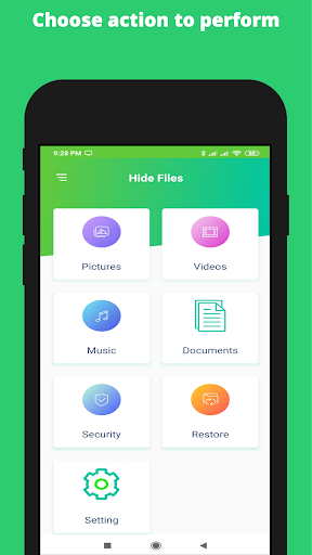 Hide Files - عکس برنامه موبایلی اندروید