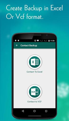 Contact Backup - Image screenshot of android app