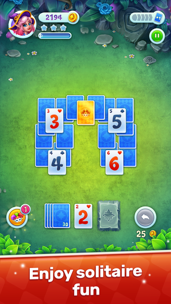 Solitaire Magic Quest - Gameplay image of android game