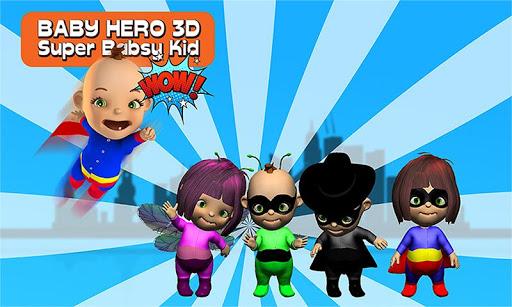 Baby Hero 3D - Super Babsy Kid - عکس بازی موبایلی اندروید