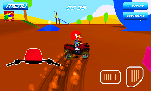 Baby Quad Bike Stunt - ATV Fun - Gameplay image of android game