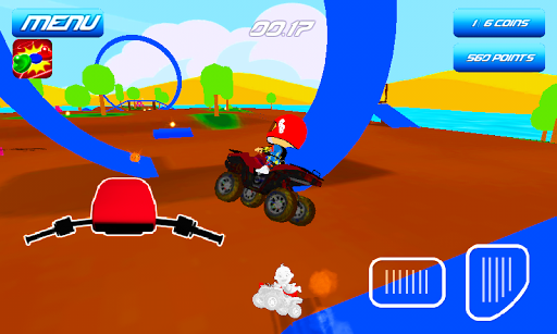 Baby Quad Bike Stunt - ATV Fun - Gameplay image of android game