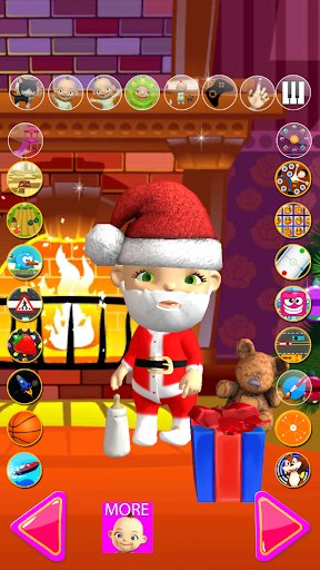 Baby Santa Claus Xmas Voice - Image screenshot of android app