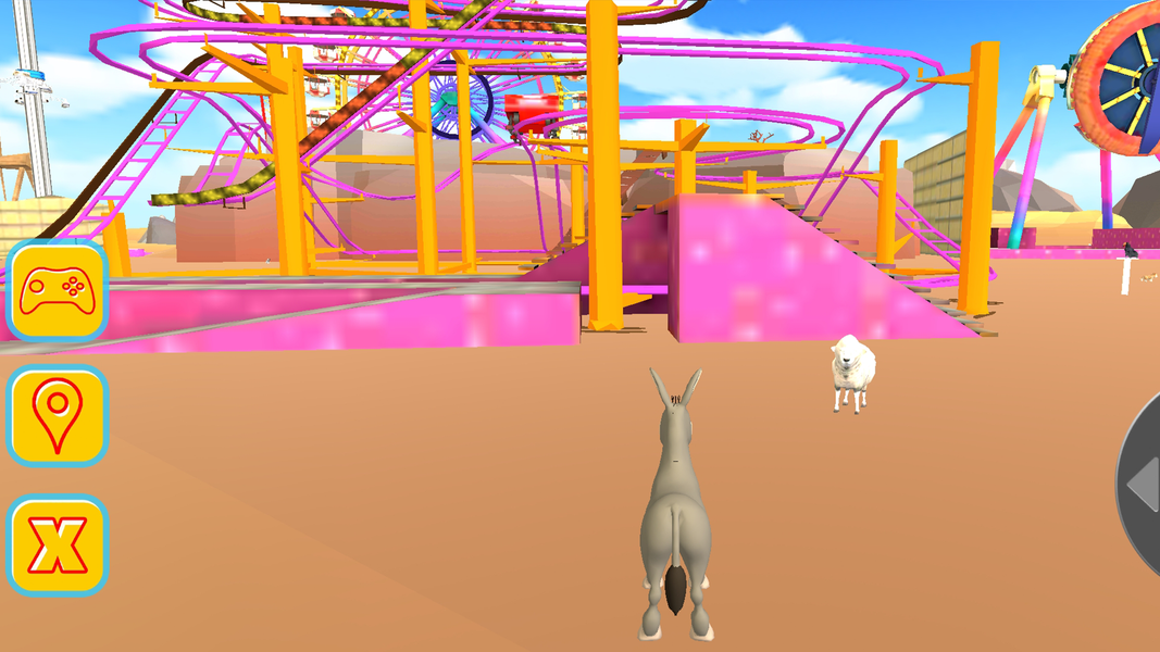 Donald Donkey Amusement Park W - Gameplay image of android game
