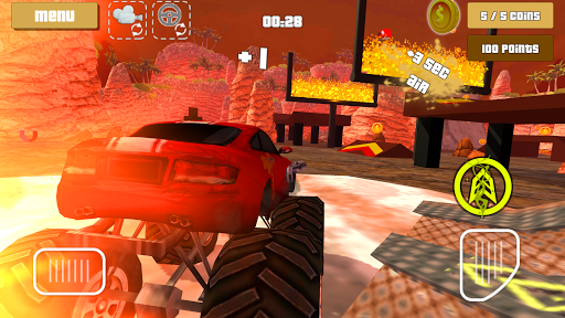 Monster Truck Racing Hero 3D - Image screenshot of android app