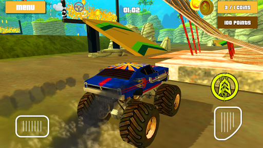 Monster Truck Racing Hero 3D - عکس برنامه موبایلی اندروید