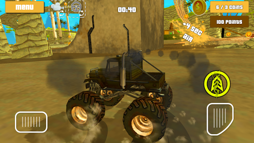 Monster Truck Racing Hero 3D - Image screenshot of android app