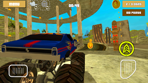 Monster Truck Racing Hero 3D - Image screenshot of android app