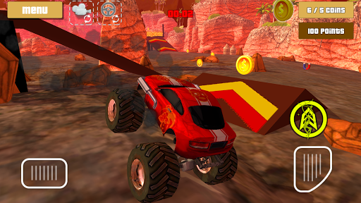 Monster Truck Racing Hero 3D - Image screenshot of android app