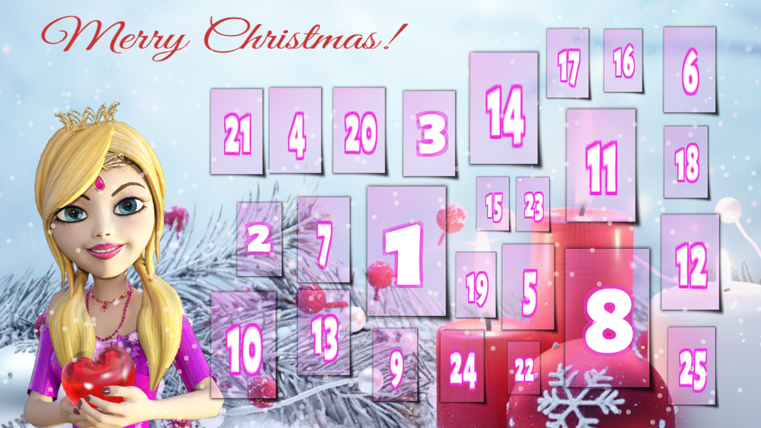 Princess Advent Calendar Xmas - عکس بازی موبایلی اندروید
