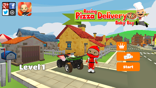 Racing Pizza Delivery Baby Boy - عکس بازی موبایلی اندروید