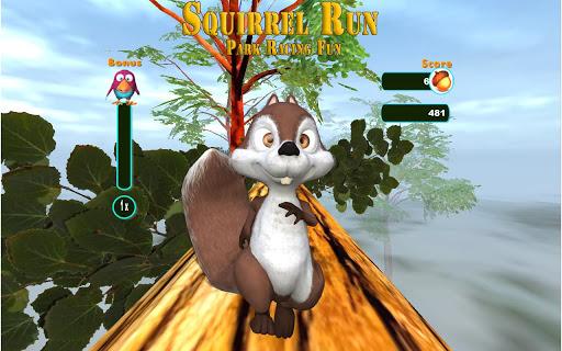 Squirrel Run - Park Racing Fun - Gameplay image of android game