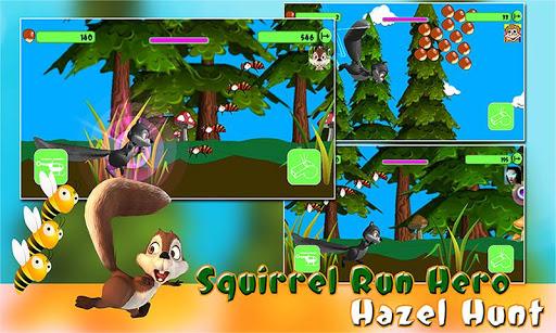 Squirrel Run Hero: Hazel Hunt - Gameplay image of android game
