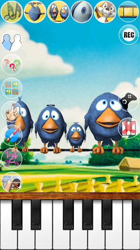 Talking Birds On A Wire - Gameplay image of android game