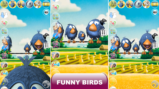 Talking Birds On A Wire - Gameplay image of android game