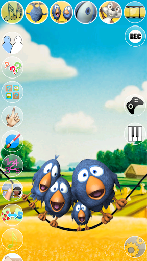 Talking Birds On A Wire - Gameplay image of android game