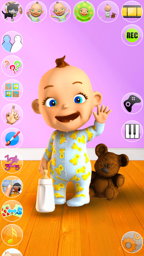 Talking Baby Games with Babsy - Image screenshot of android app