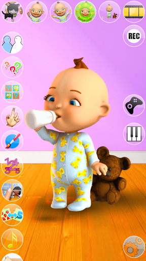 Talking Baby Games with Babsy - عکس برنامه موبایلی اندروید