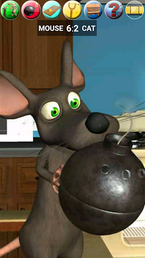 Talking Cat Vs. Mouse - Image screenshot of android app