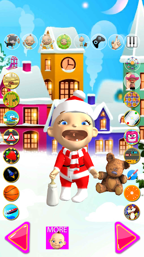 Talking Babsy Baby Xmas Games - عکس برنامه موبایلی اندروید