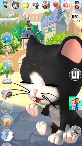 Talking Cat and Dog Kids Games - Gameplay image of android game