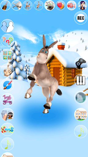 Talking Donald Donkey Ice Fun - عکس برنامه موبایلی اندروید