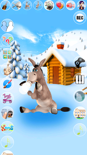 Talking Donald Donkey Ice Fun - عکس برنامه موبایلی اندروید